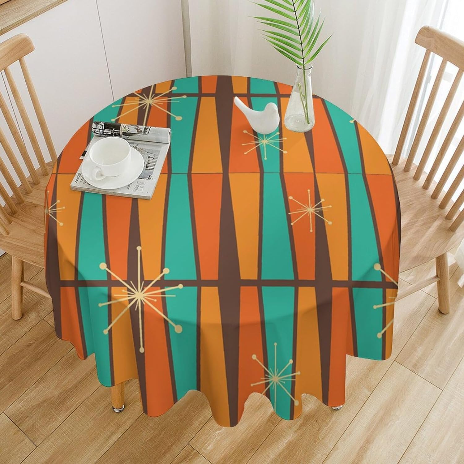 Century Textile & Sewing Supply Online Shopping - Скатерть круглая в стиле Mid-Century Modern,