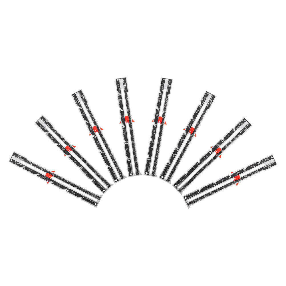Sewing Gauge Ruler - Набор из 8 профессиональных измерительных линеек