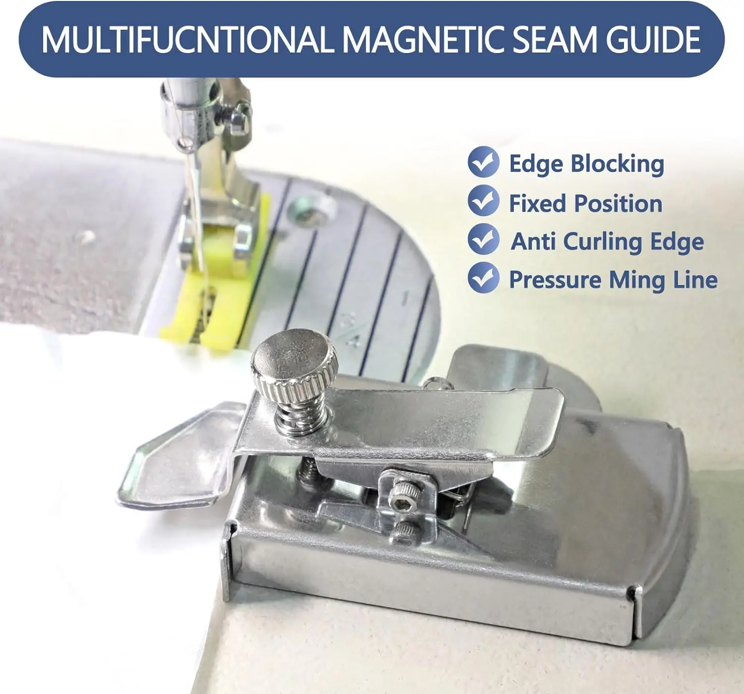 Sewing Gauge Ruler - Магнитная направляющая для швов для швейной