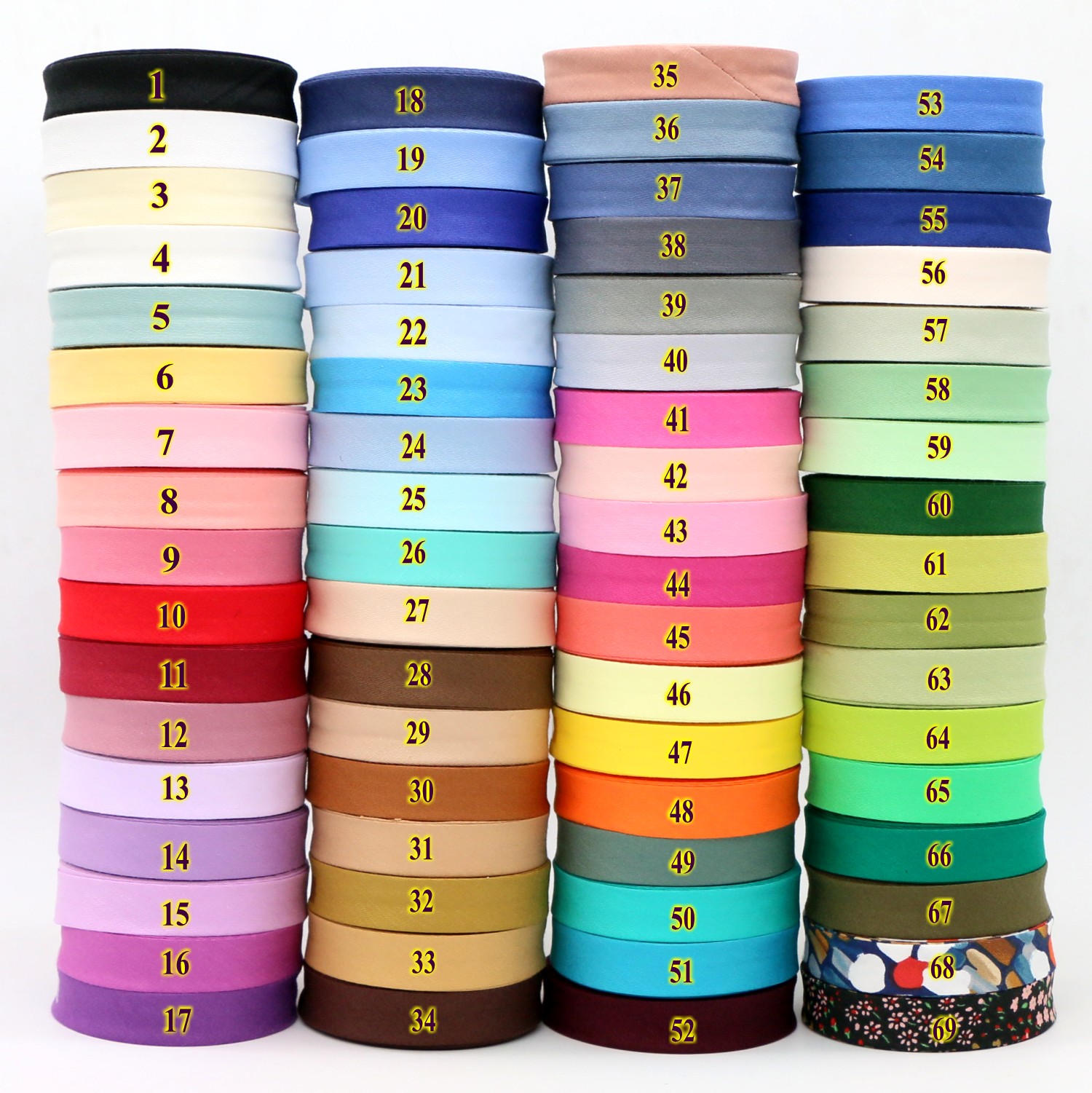 Binding Tape Bias - 15 мм (5/8 дюйма) ширина сзади,