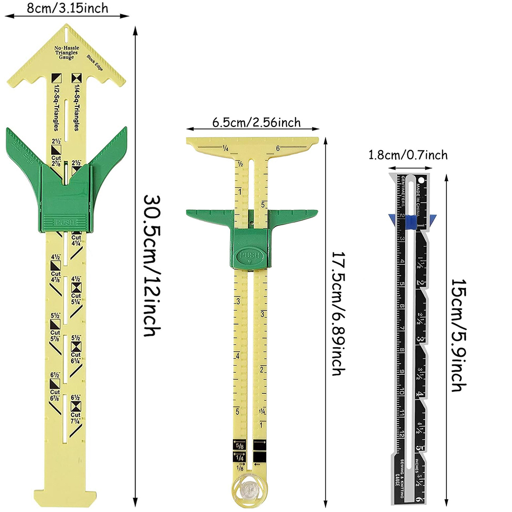 5-в-1 раздвижной измерительный – обзор и цена Sewing Gauge Ruler