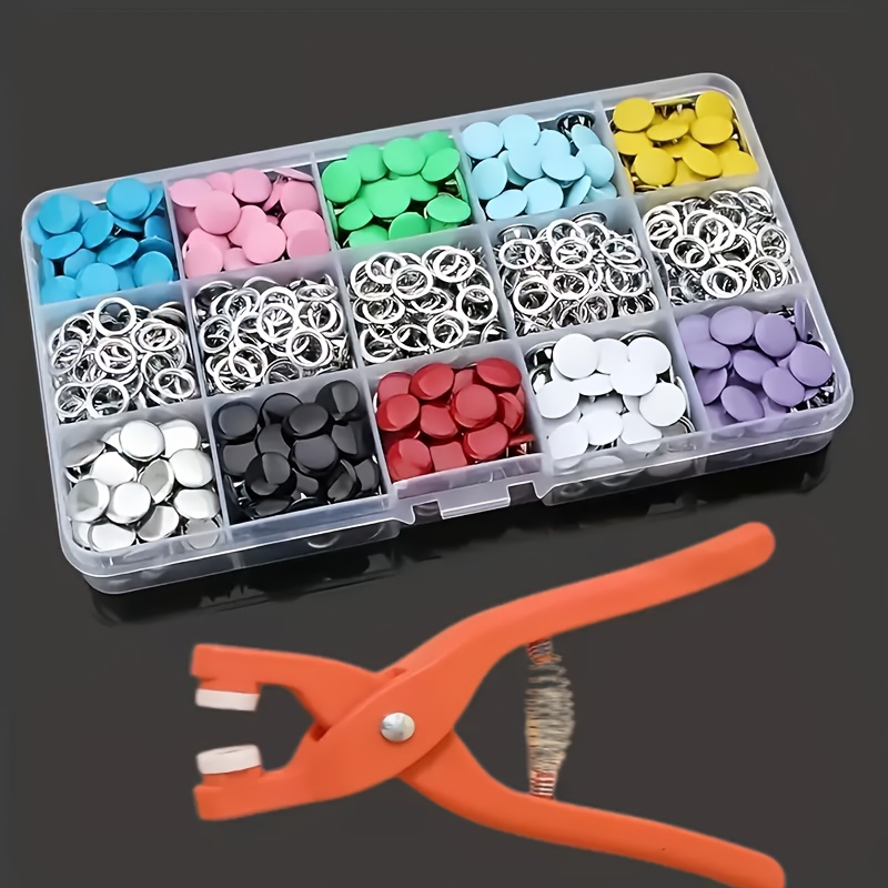 Набор из 100 разноцветных мета – обзор и цена Snap Button Plier