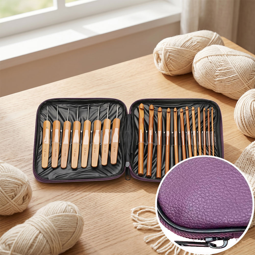 Набор из 74 бамбуковых крючков – обзор и цена Sewing Kit