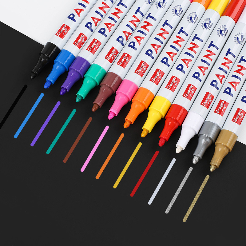 12 шт., маркеры с белой краско – обзор и цена Fabric Marking Pen