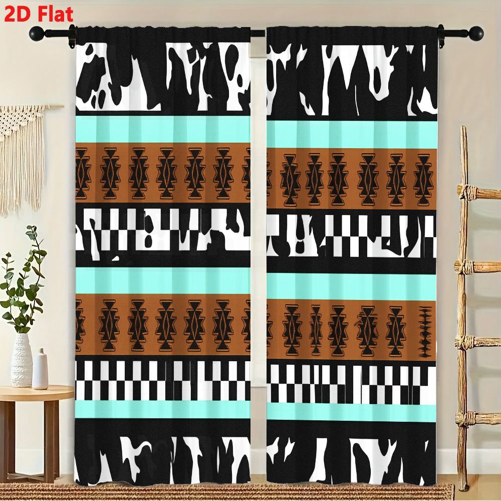 2 шт. штор с 2D-плоским геомет – обзор и цена Century Textile & Sewing Supply Online Shopping