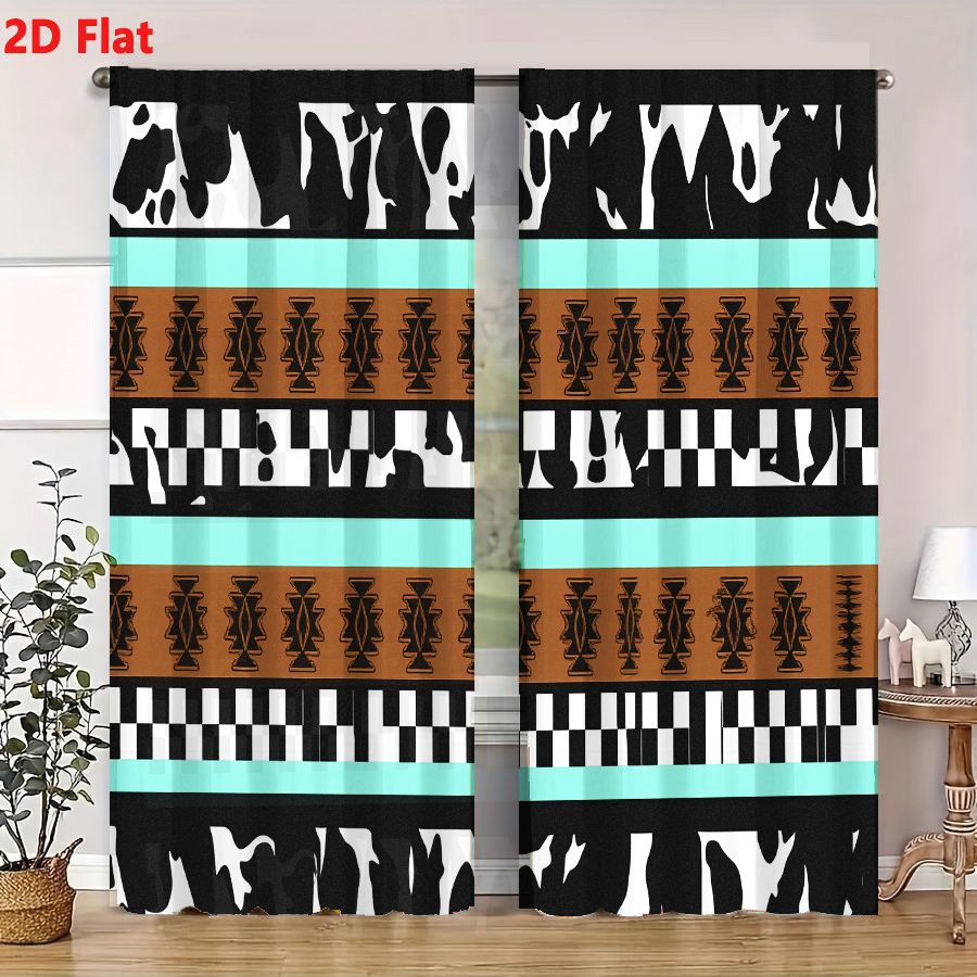 2 шт. штор с 2D-плоским геомет – обзор и цена Century Textile & Sewing Supply Online Shopping
