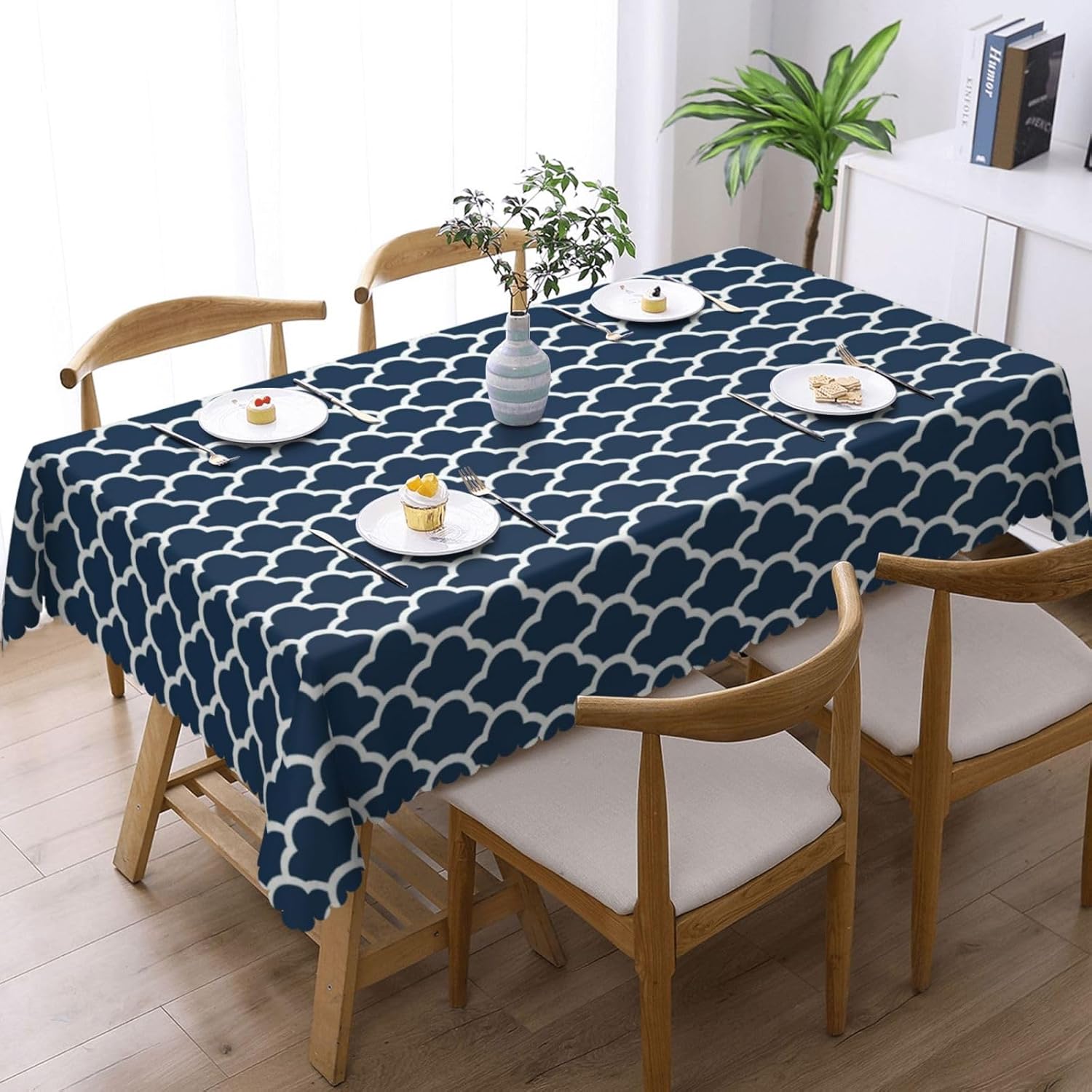 Синяя скатерть с бесшовным узо – обзор и цена Century Textile & Sewing Supply Online Shopping