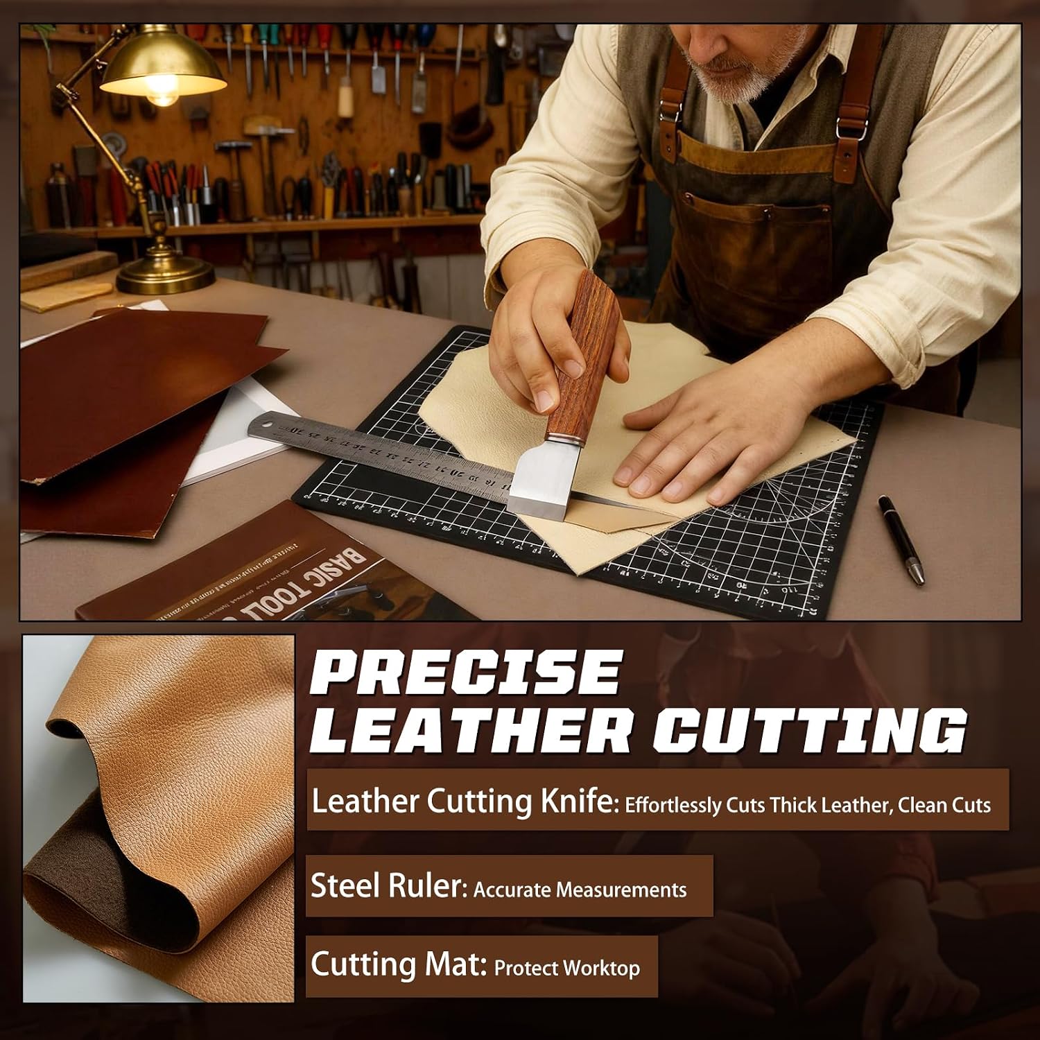 Набор для работы с кожей, инст – обзор и цена Sewing Kit
