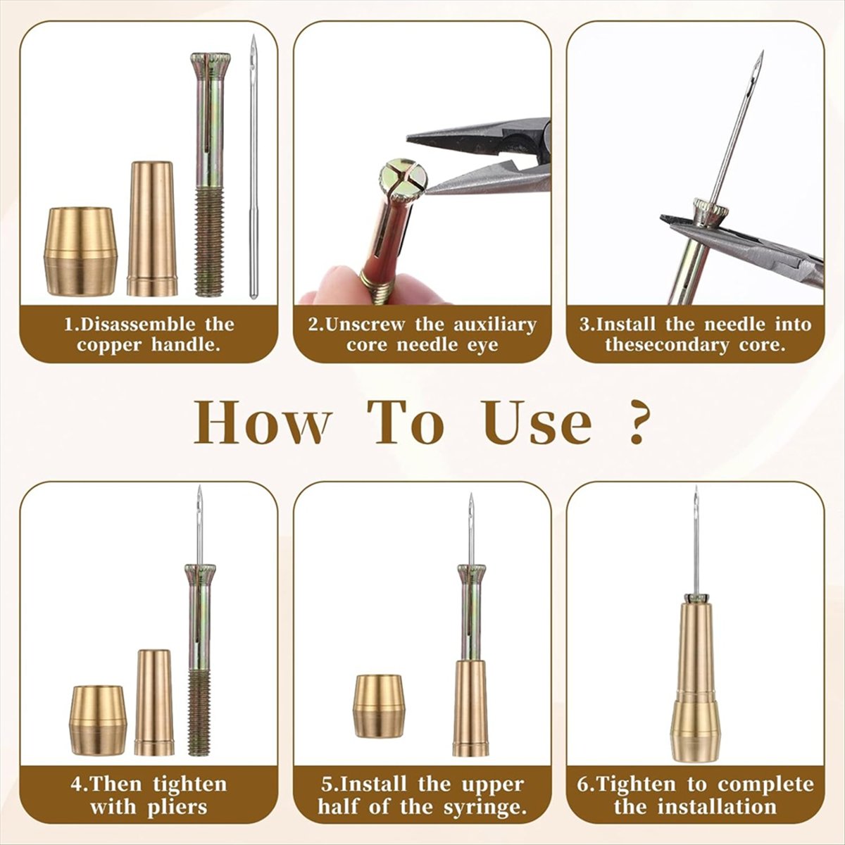 9 шт. набор шило для шитья кож – обзор и цена Sewing Kit
