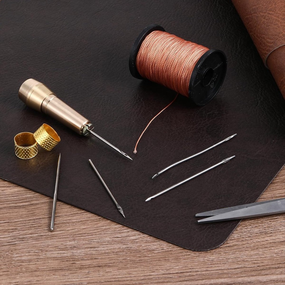 9 шт. набор шило для шитья кож – обзор и цена Sewing Kit